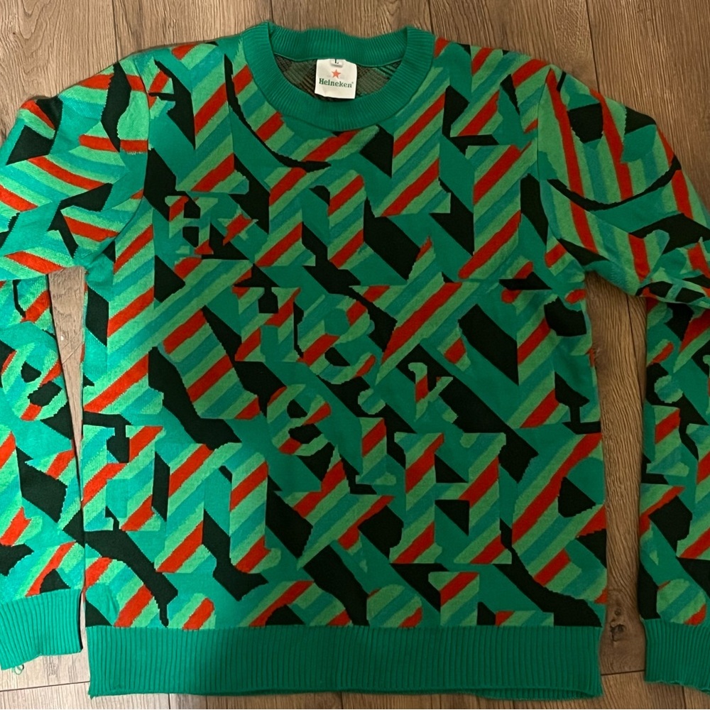 Men's Green Haineken Sweater